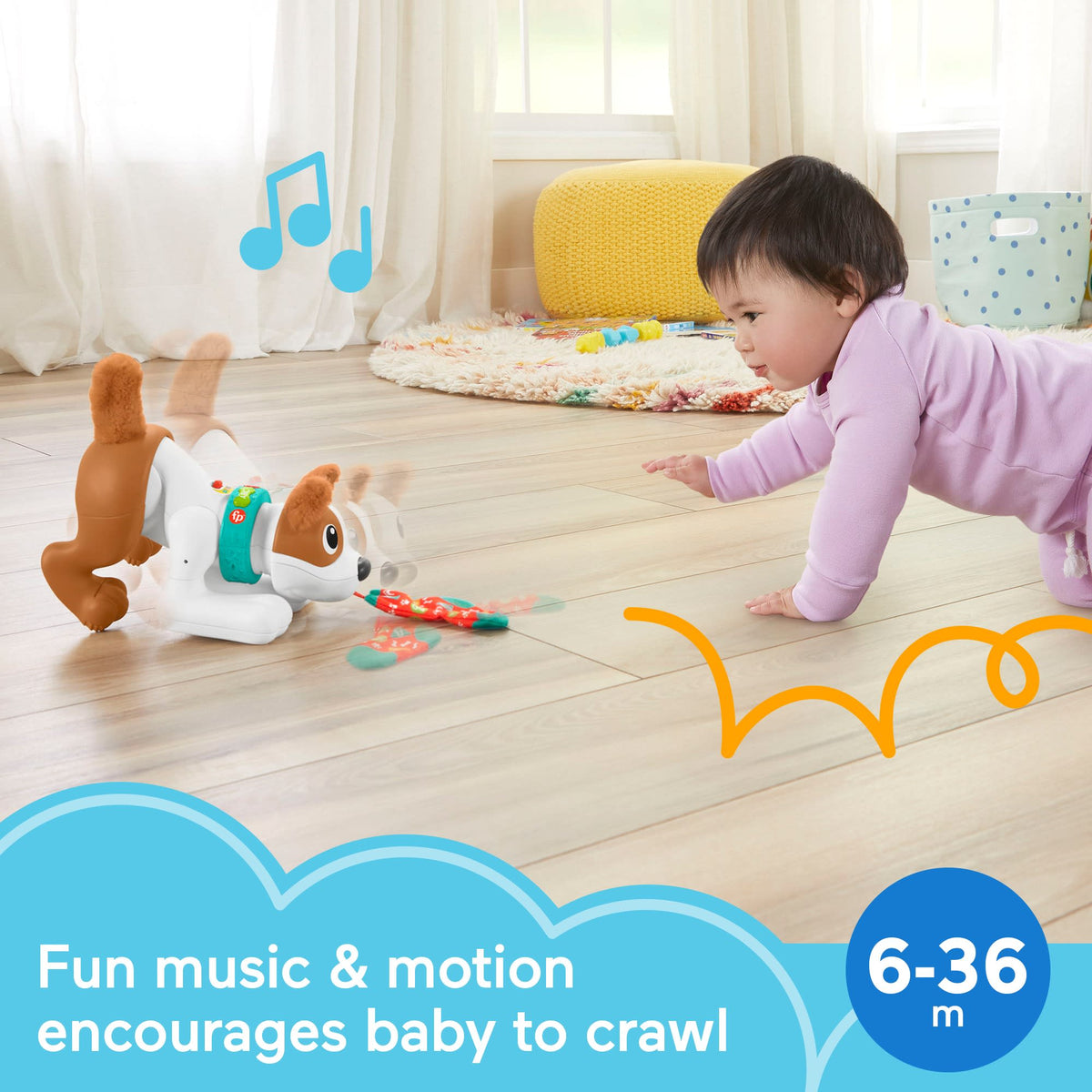 Fisher-Price 123 Crawl With Me Puppy