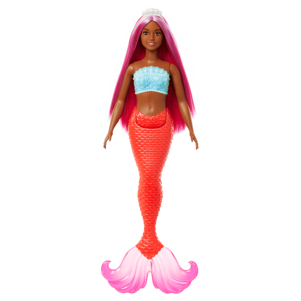Barbie Mermaid Dolls With Colorful Hair, Tails And Headband Accessories