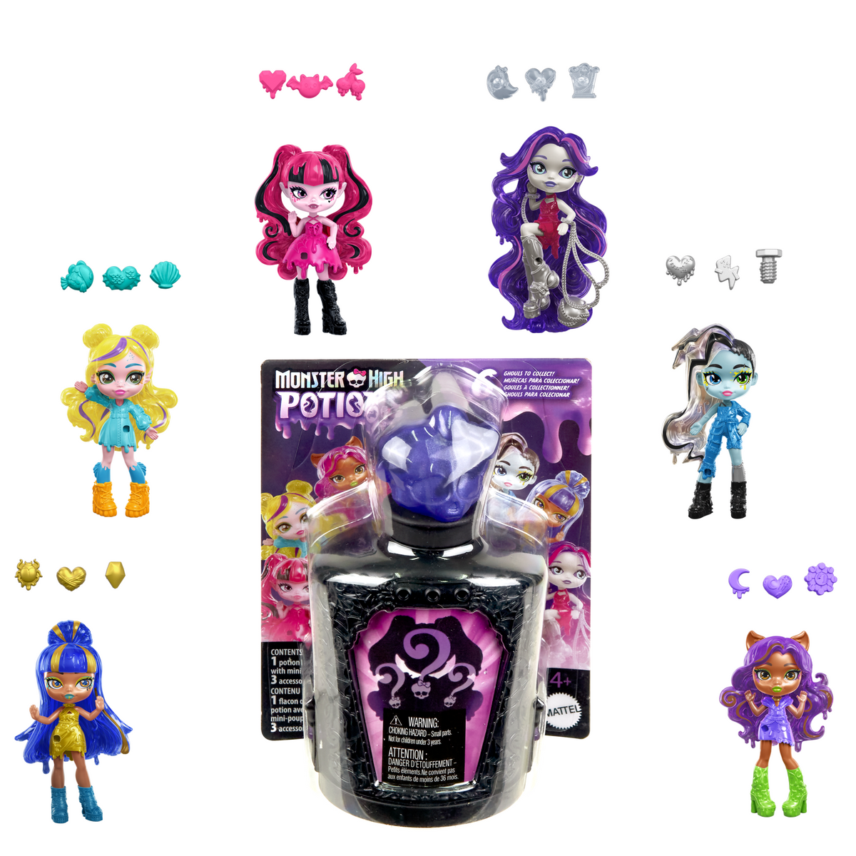 Monster High Muñeca Pociones Mini Monstruosas Sorpresa