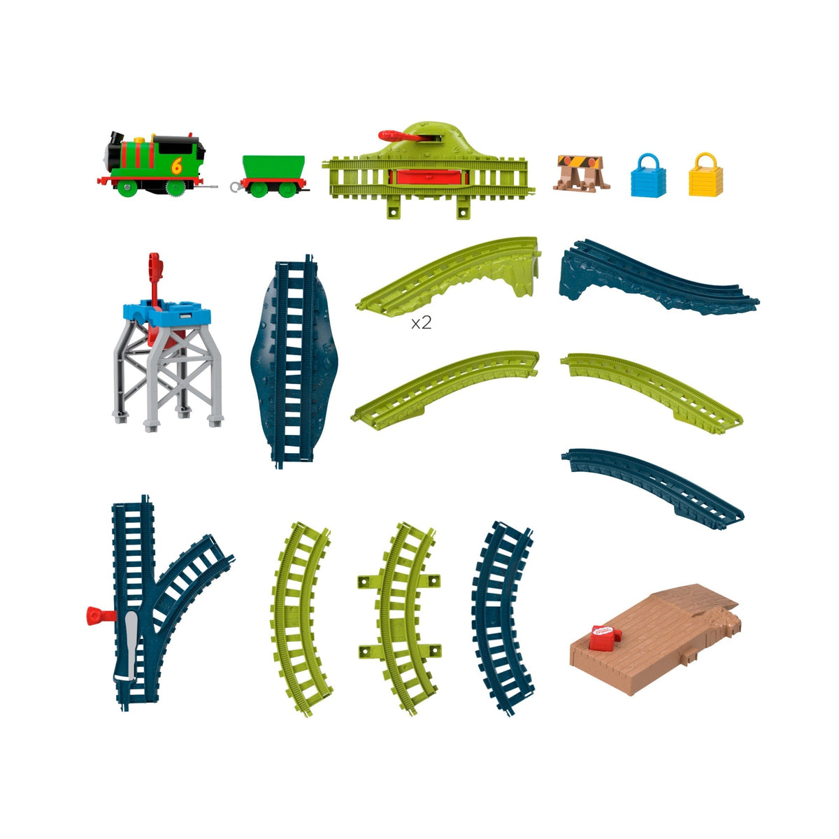 Thomas & Friends Percy's Parcel Loop Motorized Train And Track Set For Preschool Kids
