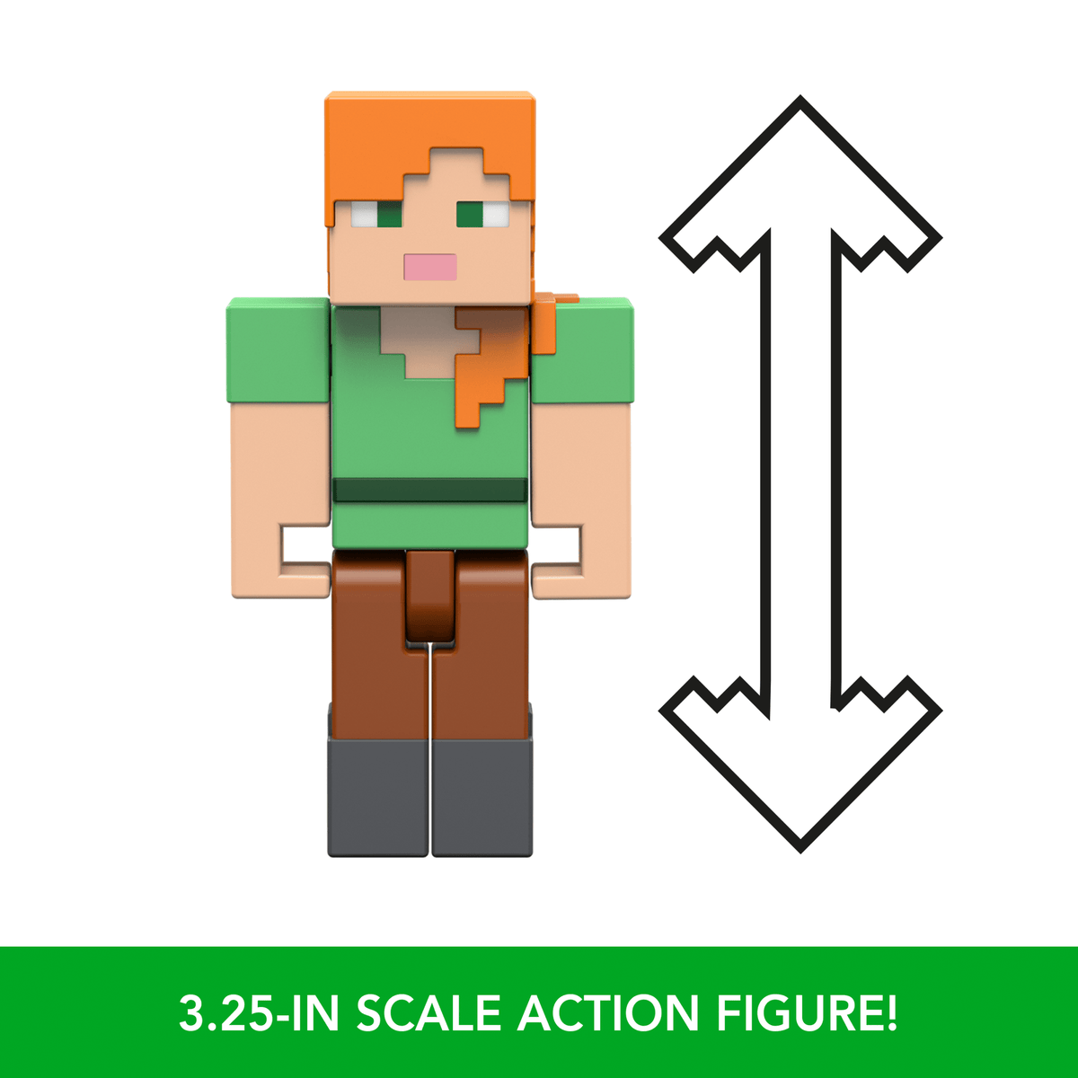 Minecraft Toys, 2-Pack Of Action Figures, Gifts For Kids