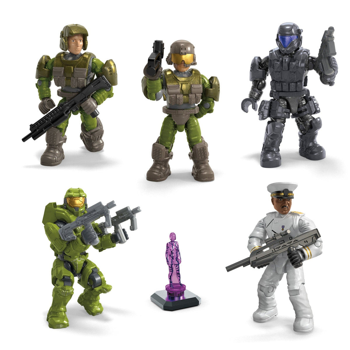 MEGA Halo 2 Character Pack Collectors Building Kit (339 Pieces)