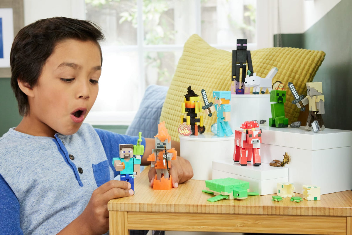 Minecraft Figurines Articulées et Acc. Échelle 8,26 Cm Collection