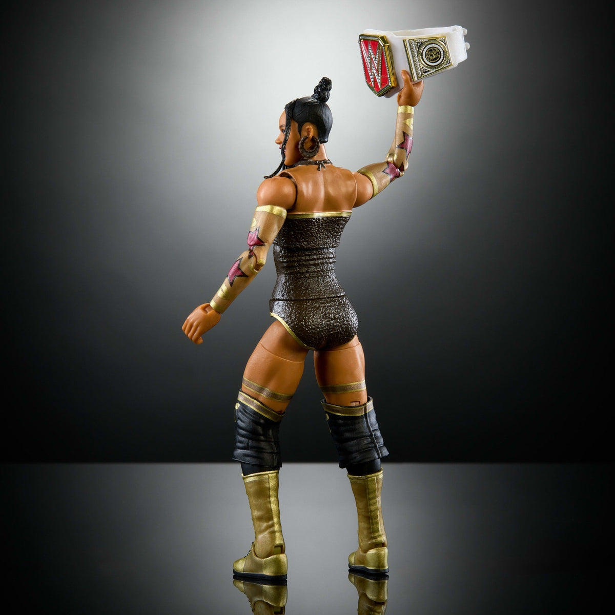 WWE Elite Collection Premium Live EVent Bianca Belair Action Figure Set, Wrestlemania Collectible