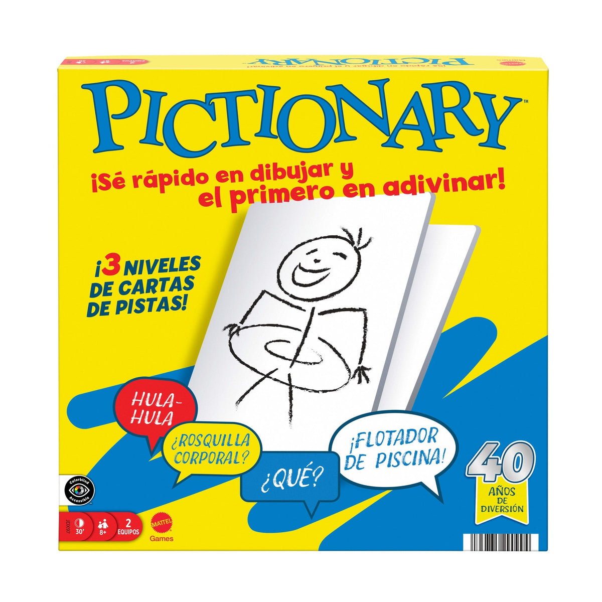 Pictionary Juego de Mesa Original 40 Aniversario