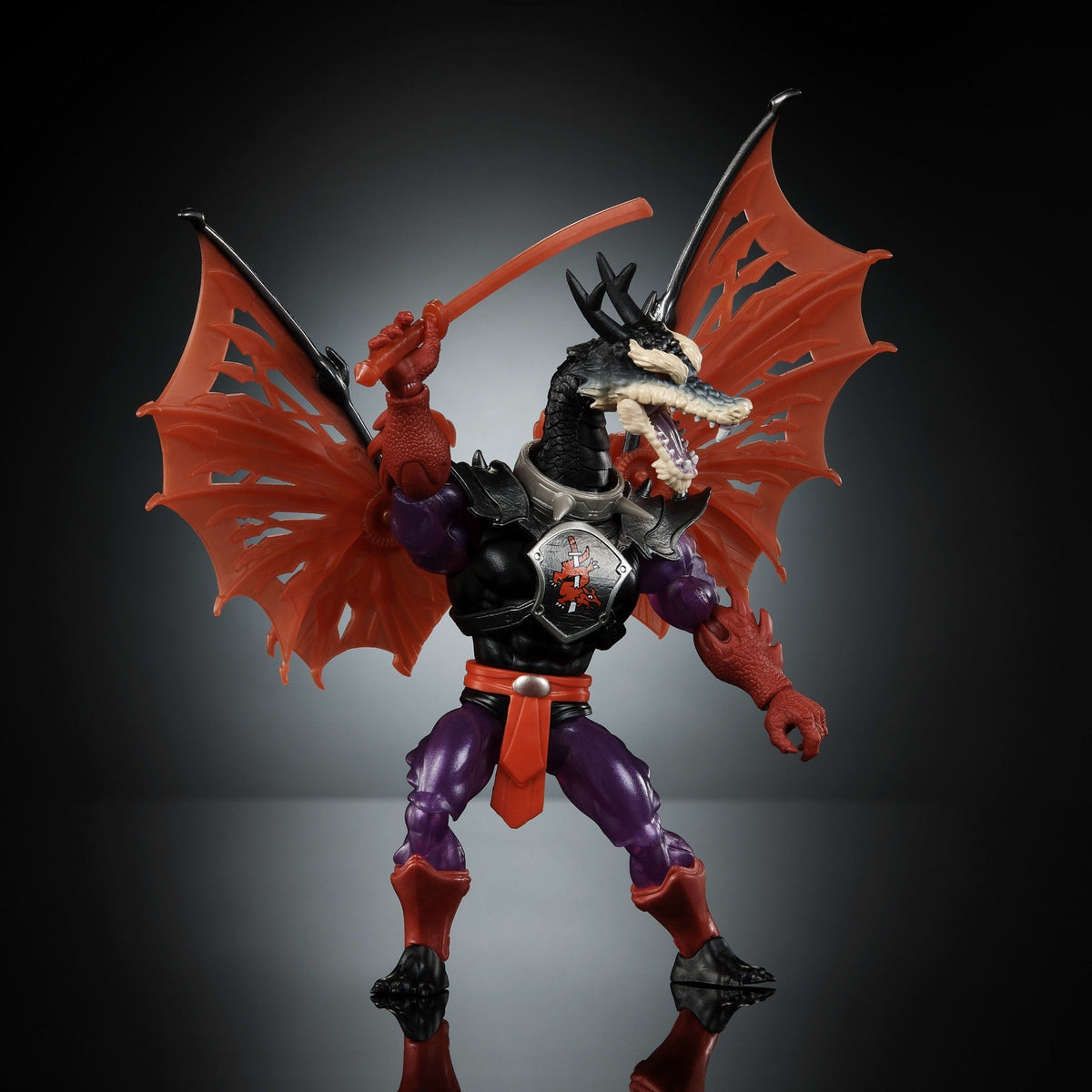 Masters of the Universe Tartarugas of Grayskull Figura de Ação Mutated Ninjor de 5.5 polegadas