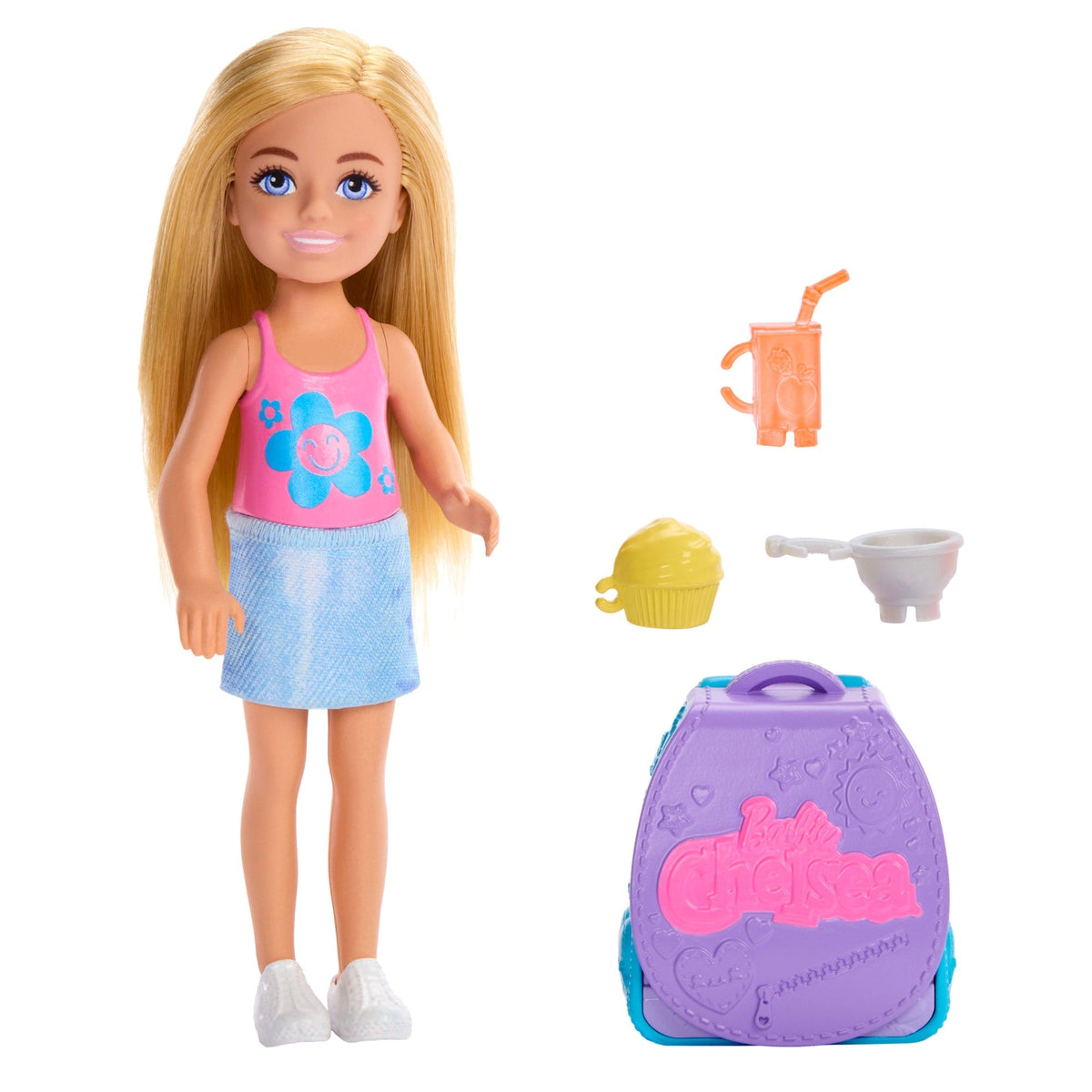 Barbie Boneca Chelsea Mochila de Cupcakes