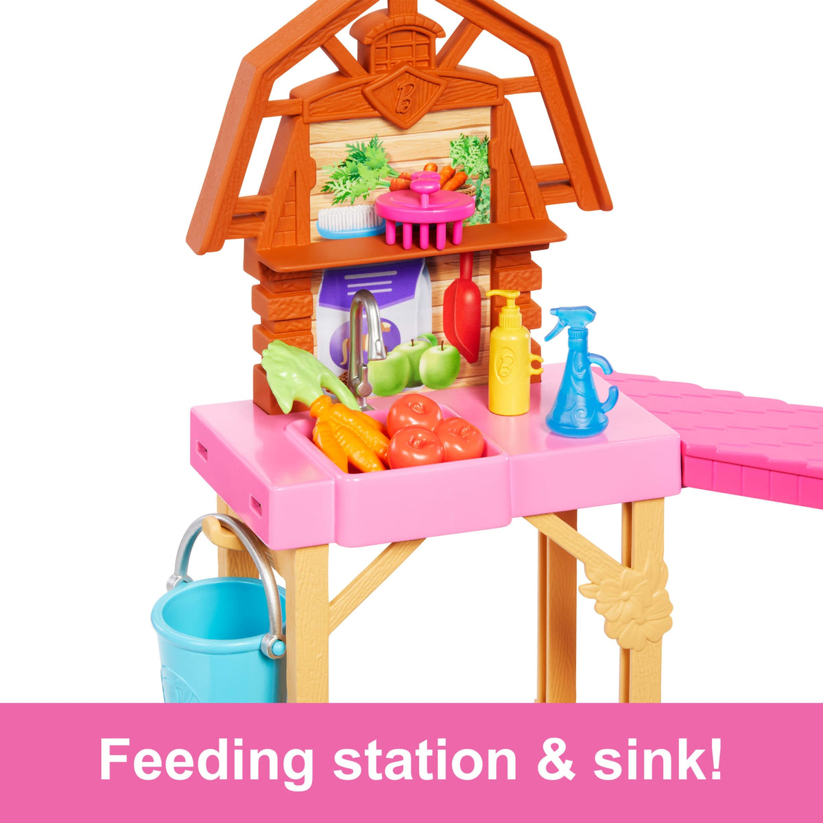 Barbie Mysteries: The Great Horse Chase Stable Playset With Fashion Doll, Small Toy Pony & 10+ Accessories