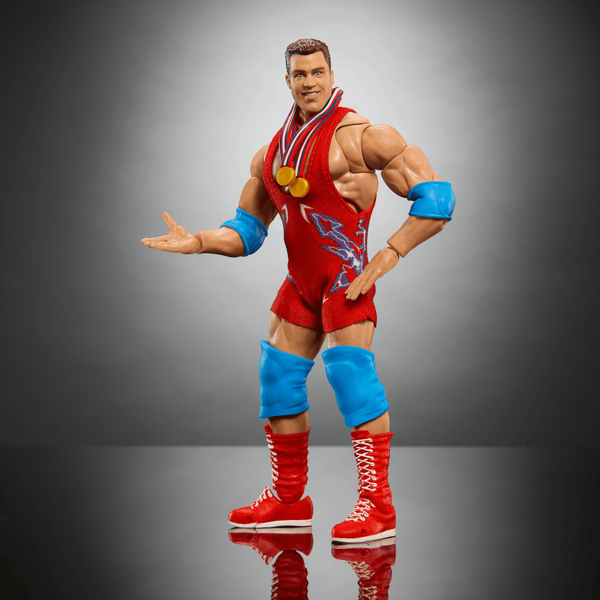 WWE Ultimate Edition Kurt Angle Action Figure & Accessories Set, 6-inch Collectible, 30 Articulation Points