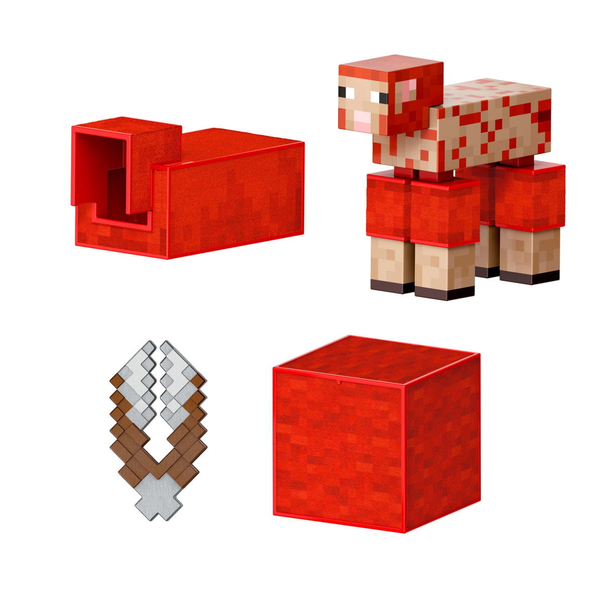 Minecraft  Niveau Diamant  Figurine Articulée  13,97Cm  Mouton